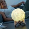 Kaunis 3D KUULAMP valge led värvituledega 14 cm