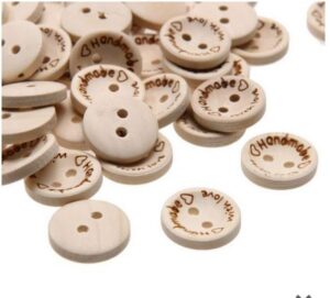 Nööp Handmade 15 mm 18 tk