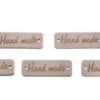 Naturaalsed  handmade sildid 25 tk 30x10 mm