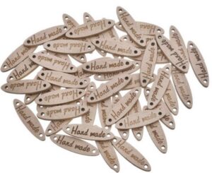 Naturaalsed  handmade sildid 25 tk 28x7 mm