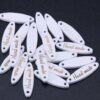 Valged handmade sildid 25 tk 12x7 mm