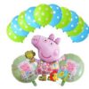 Õhupallide komplekt Peppa roheline