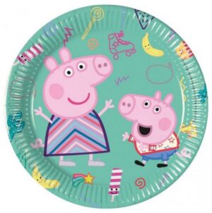 peppa pig pabertaldrikud 8 tk 20 cm