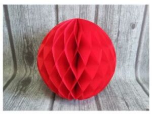 Kärjepall PUNANE 30 cm