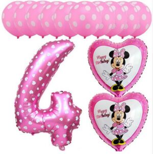 Õhupallide komplekt ROOSA MINNIE NR 4