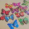 liblikad 7x5,5 cm, 5 tk pakis