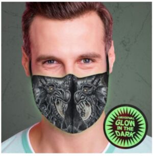 Mask Pimedas helendava pildiga