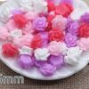 Värvilised akrüül roosid 5 mm, 100 tk