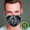 Mask Pimedas helendava pildiga