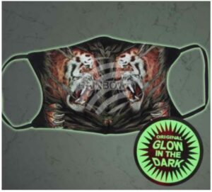 Mask Pimedas helendava pildiga