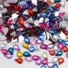 Tilga kujulised akrüülkristallid 4x6 mm, ca 200 tk