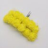 Vahtplast lilled 1,5 cm õis, 1 kimp 12 õit - KOLLANE