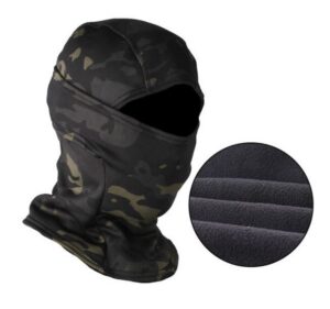 SOE mask/kiivrialune mikrofiiber mask must kamuflaaž