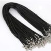 Ripatsipael nahkne 45 cm MUST 10 tk