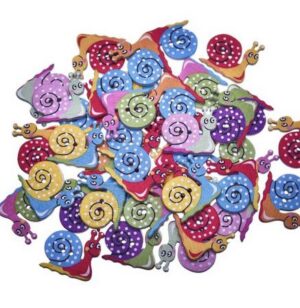 Nööbid tigu, 22x22 mm 8 tk