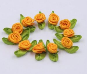 Riidest roosid 2 cm 10 tk pakis ORANZ