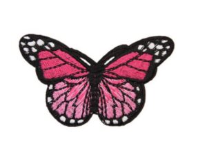 embleem Liblikas 7x5 cm triigitav - TUMEROOSA