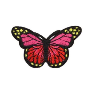 embleem Liblikas 7x5 cm triigitav - PUNANE