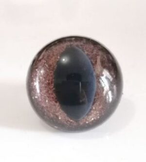 Glitter turvasilmas 12 mm, pakis 1 paar PRUUN