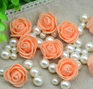 Vahtplast lilled 3 cm 10 tk ORANZ