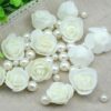 Vahtplast lilled 3 cm 10 tk KREEMIKAS VALGE