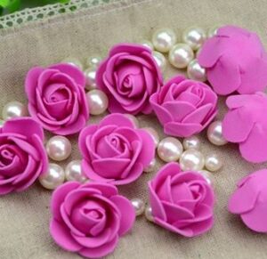 Vahtplast lilled 3 cm 10 tk FUKSIA