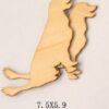 koer 75x59 mm, 1 tk