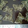 Liblikad 40x30 mm, 10 tk pronks