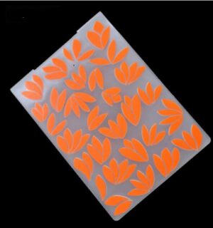Tekstuurplaat 15x10,5 cm lehed
