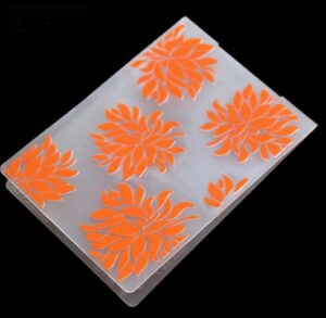 Tekstuurplaat 15x10,5 cm lilled