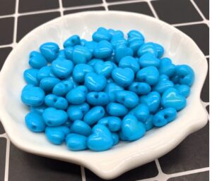 Akrüülpärlid SÜDA 10 mm  50 tk pakis sinised