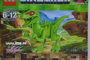 Minifiguur Dinosaurus ca 11x8x6 cm