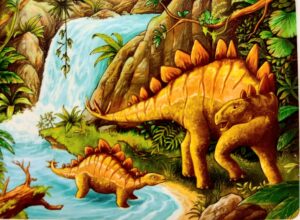 Puidust minipusle dinosaurus