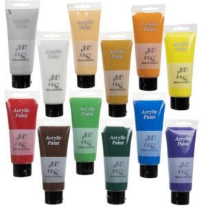 Akrüülvärvid 12x100 ml pakis