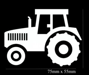 Triigitav helkur traktor, 1 tk, 75x55 mm