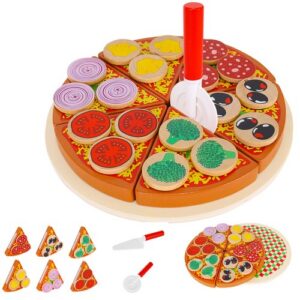 Puidust pizza komplekt
