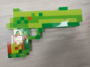 Minecraft teemaline relv 20 cm roheline