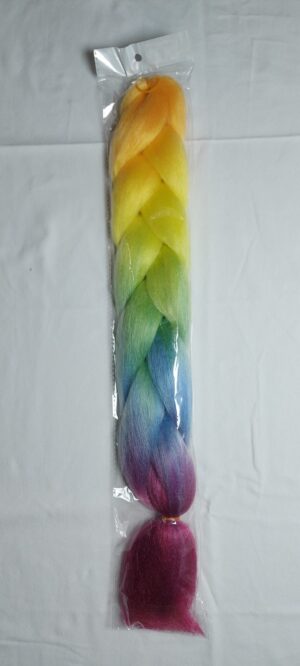 Kanekalon /tehispats/  5 värviga 60 cm