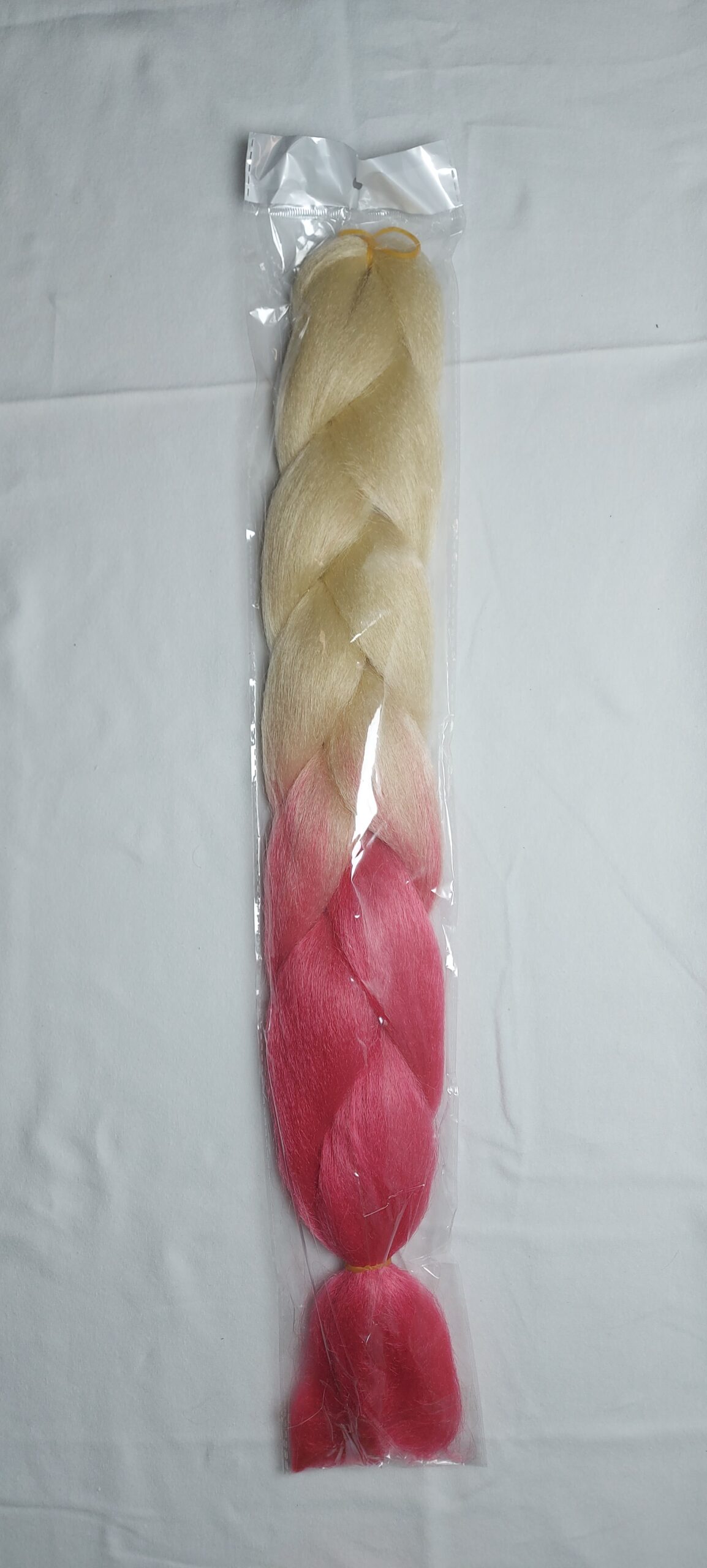 Kanekalon /tehispats/ 2 värviga 60 cm 100 g nr 5