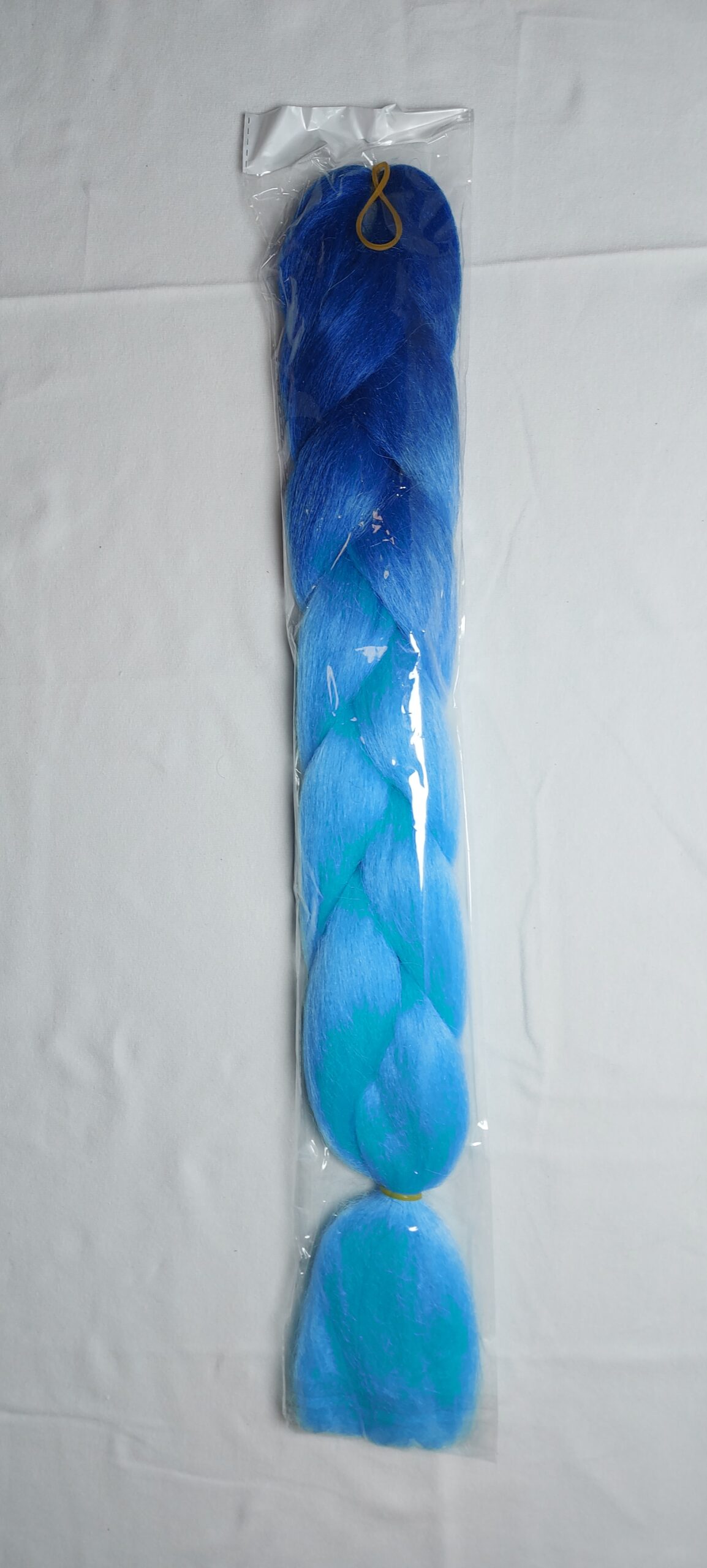 Kanekalon /tehispats/ 2 värviga 60 cm 100 g nr 6