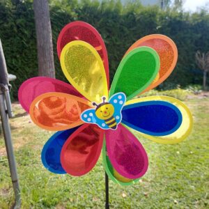 Suur tuulevurr vikerkaare lill (diameeter ca 37 cm)