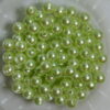 Akrüülpärlid 10 mm ca 100 tk  heleroheline