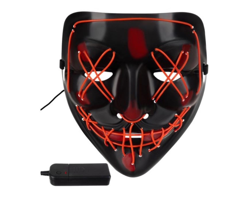 Led tuledega mask