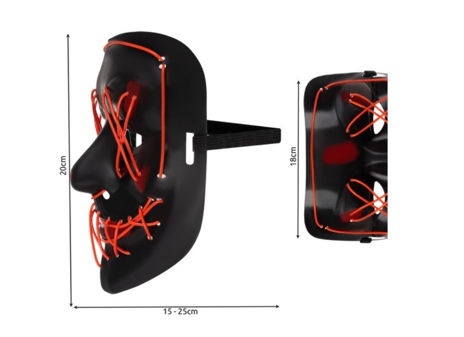 Led tuledega mask - Pilt 2