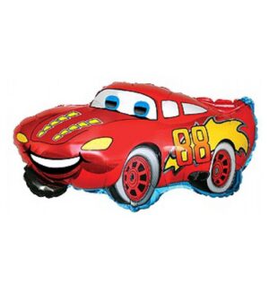 Fooliumist pall Punane auto 80 cm