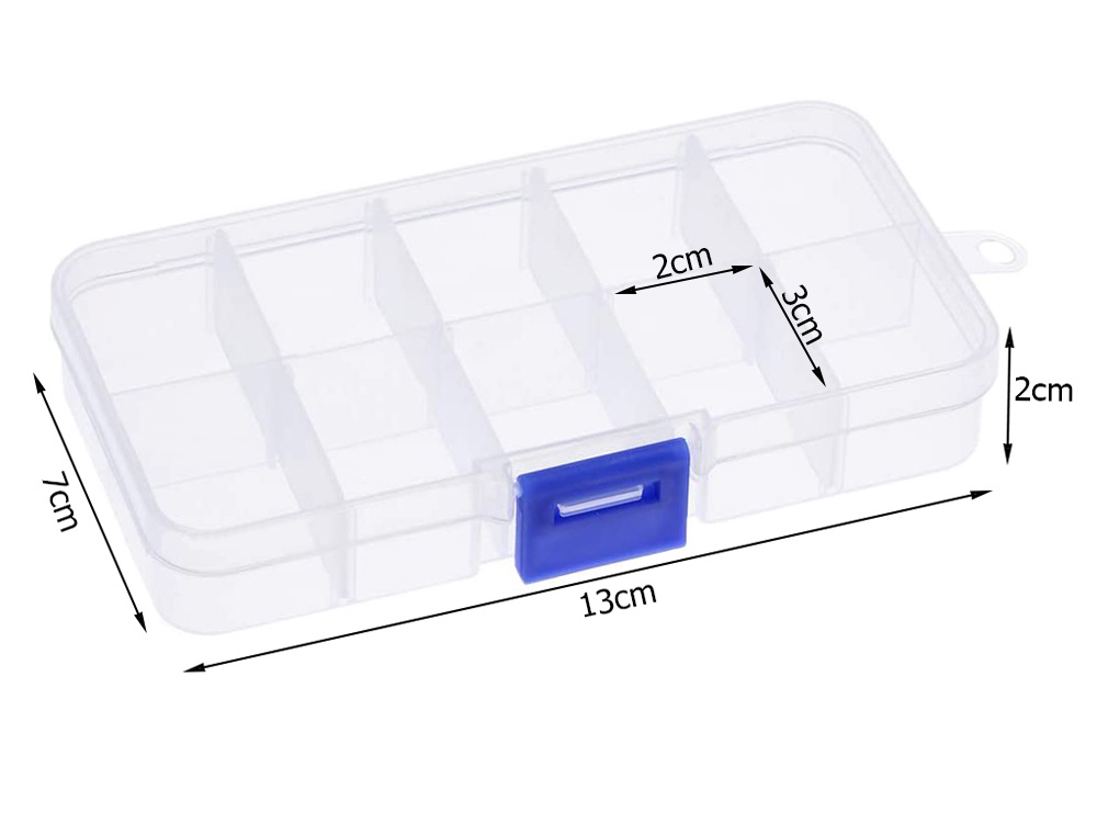 Plastikust hoiukarp 10 taskuga - Pilt 3
