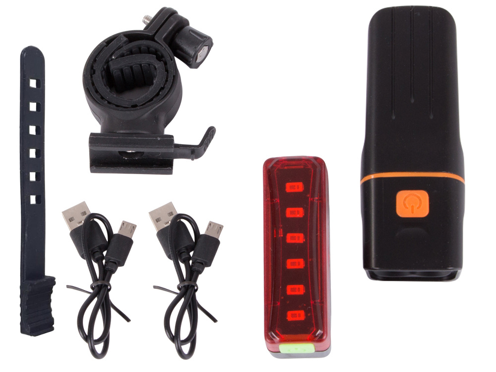 Jalgratta LED lamp+punane tagatuli - Pilt 2