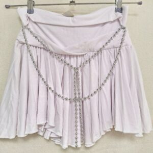 Kauni langemisega pärlkaunistusega seelik one size S/M/L suurusele (roheline või pruun)