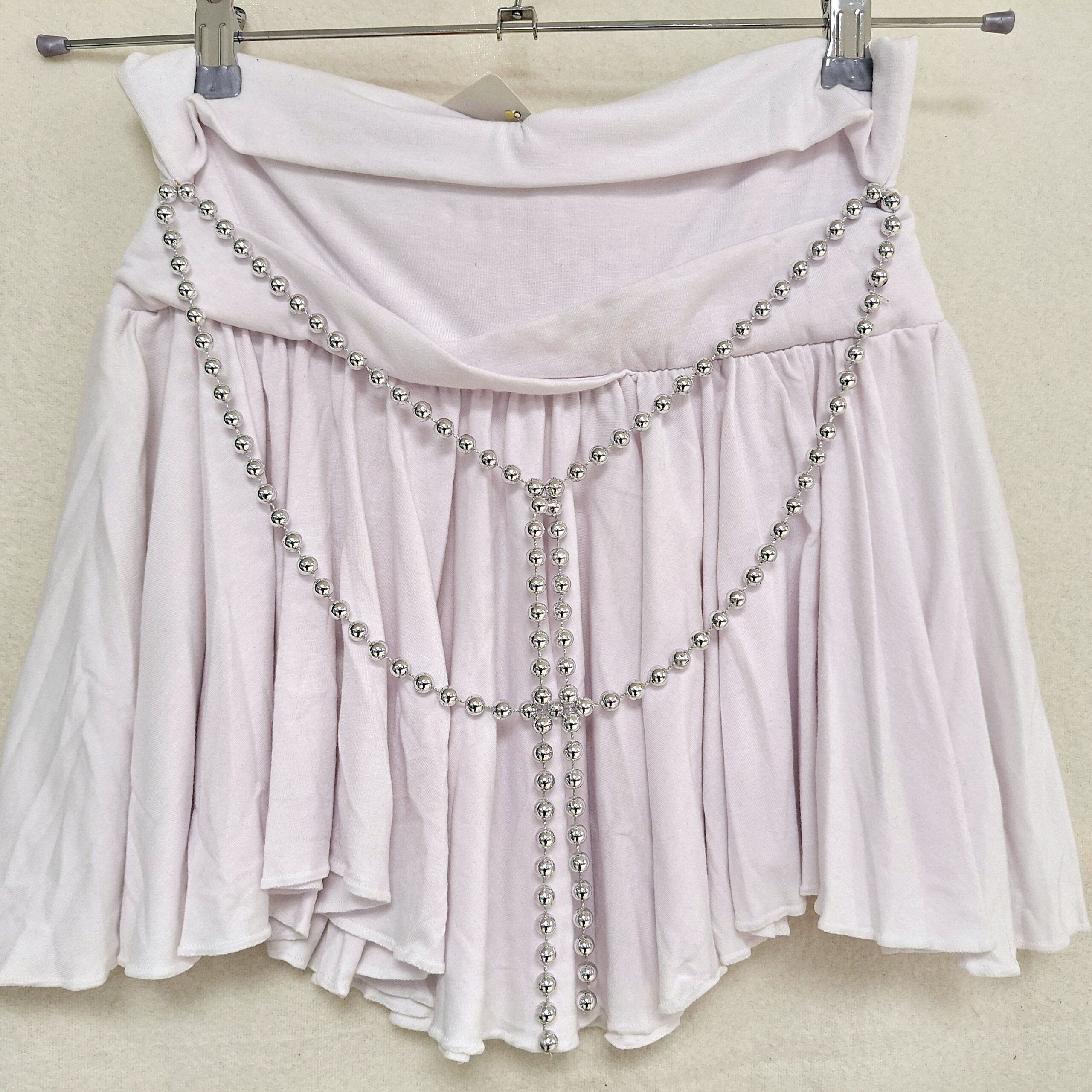 Kauni langemisega pärlkaunistusega seelik one size S/M/L suurusele (roheline või pruun)
