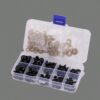 Turvasilmad karbis, 150 tk 5 erinevat suurust, mustad